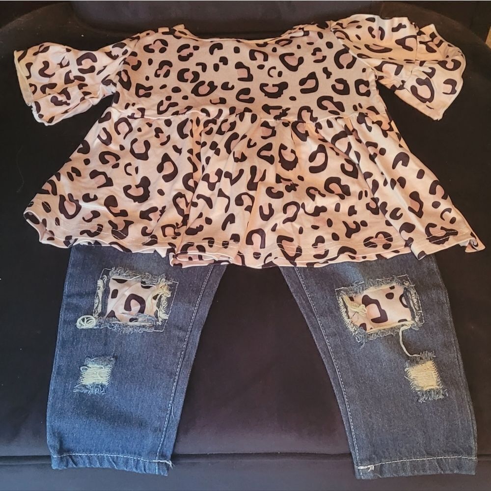 MATCHING 2 PIECE OUTFIT FOR TODDLER GIRL